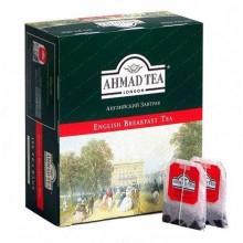 Чай черный Ахмад Английский к завтраку пакетированный 100 шт