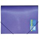 Папка на резинке A4 METALLIC двухслойная фиолетовый BUROMAX