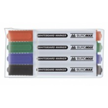 Маркер для доски набор 4 цвета 2-4 мм  Вuromax 