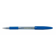 Ручка шар Вuromax 8100-01 с рез грипом син