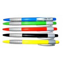Ручка шариковая  автоматическая Вuromax корпус асорти цвет син