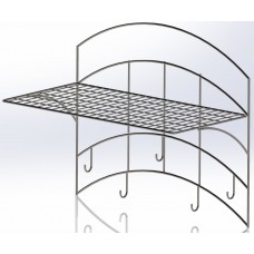 Вешалка настенная Мидея Д593хШ311хВ500